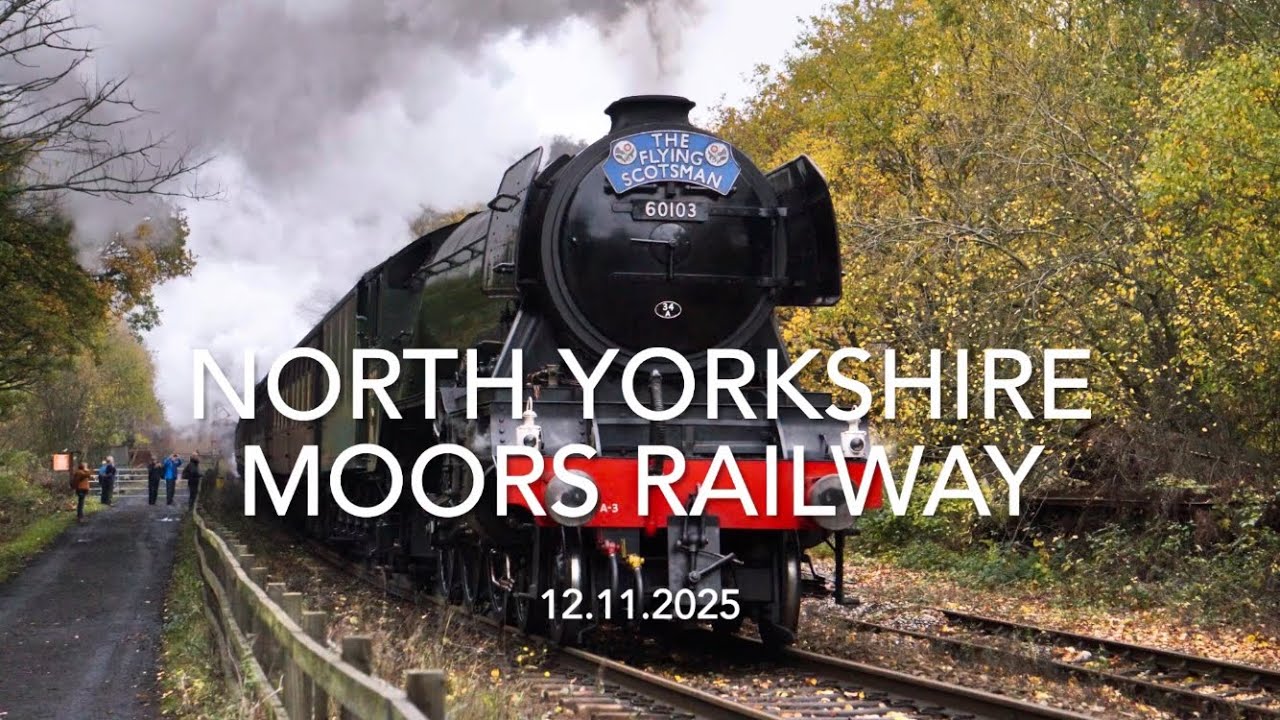 NYMR | FINAL DAY OF FLYING SCOTSMAN SPECIALS (12.11.2025)