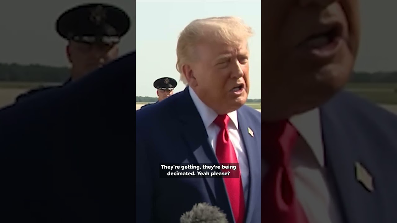 Трамп присутствует на церемонии встречи тел 4 американских военнослужащих, погибших в ходе иранск...