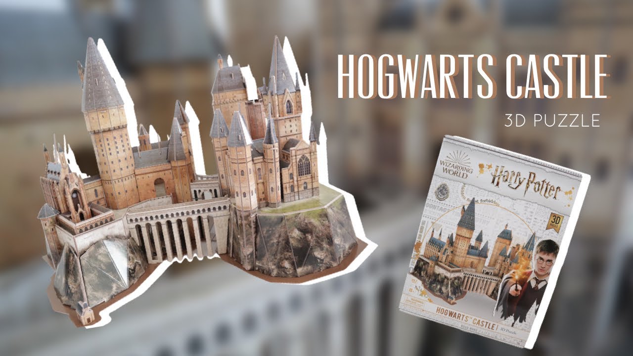 [3D Puzzle] - Hogwarts castle from Harry Potter movie | ประกอบปราสาทฮอกวอตส์ จากภาพยนต์แฮร์รี่