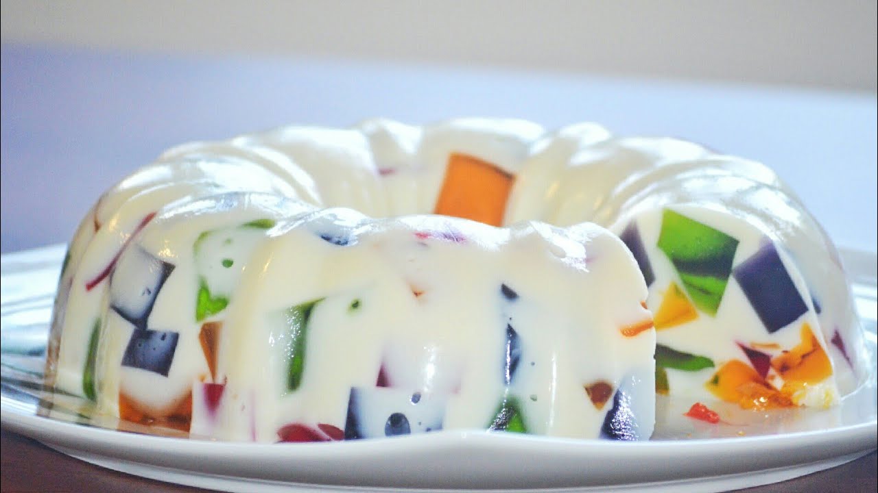 Broken Glass Jelly Pudding | ASMR | Quick & Easy Homemade Recipe | Food Gallery