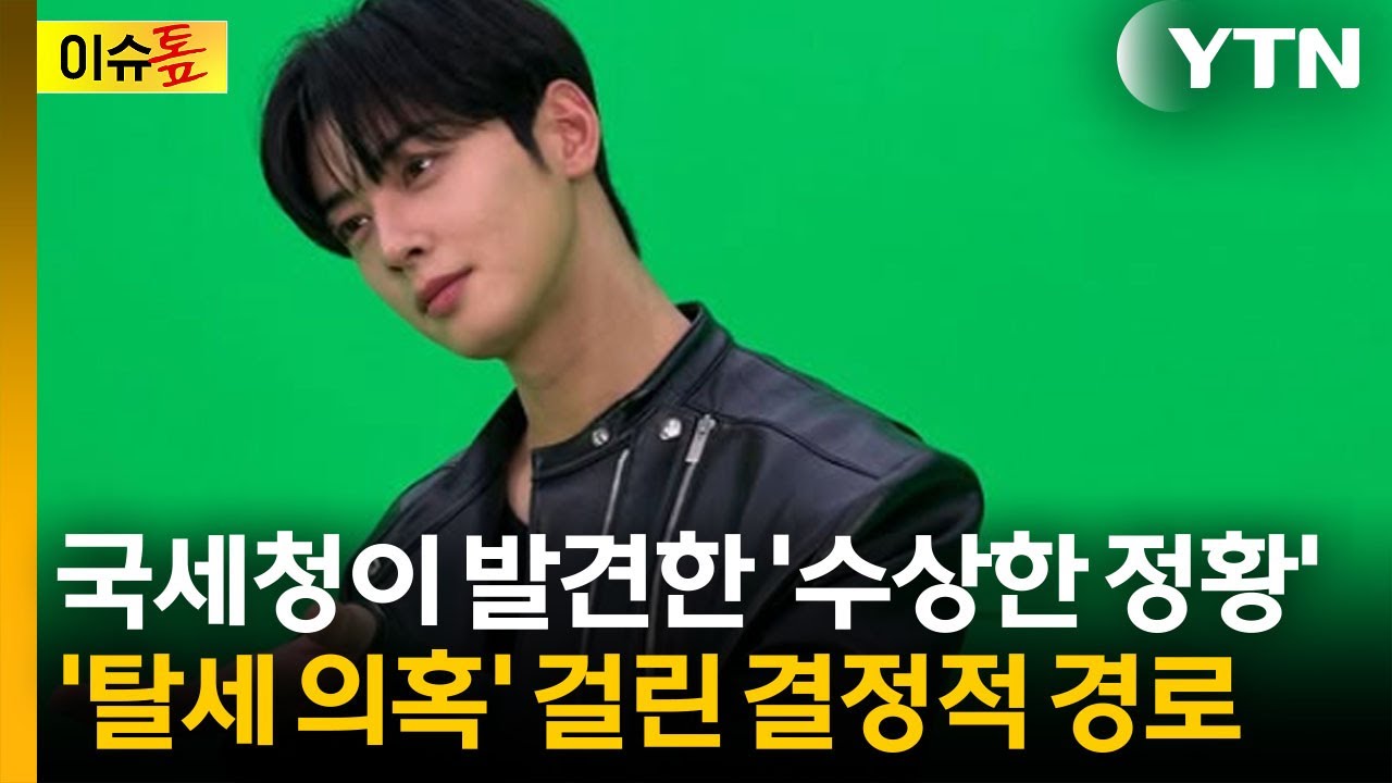 소속사 조사하다가 같이 걸린 차은우 탈세 의혹...결정적 자금 흐름 [이슈톺] / YTN