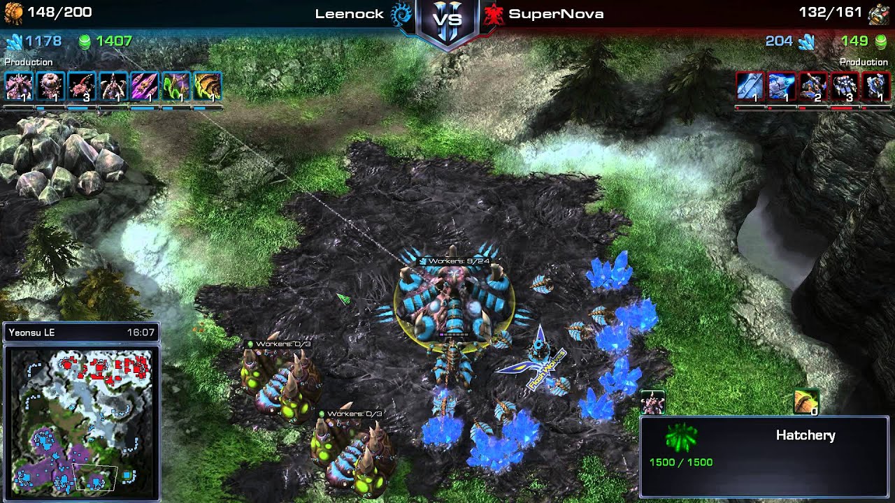 SC2 - Daily Masters - TvZ - SuperNova vs Leenock
