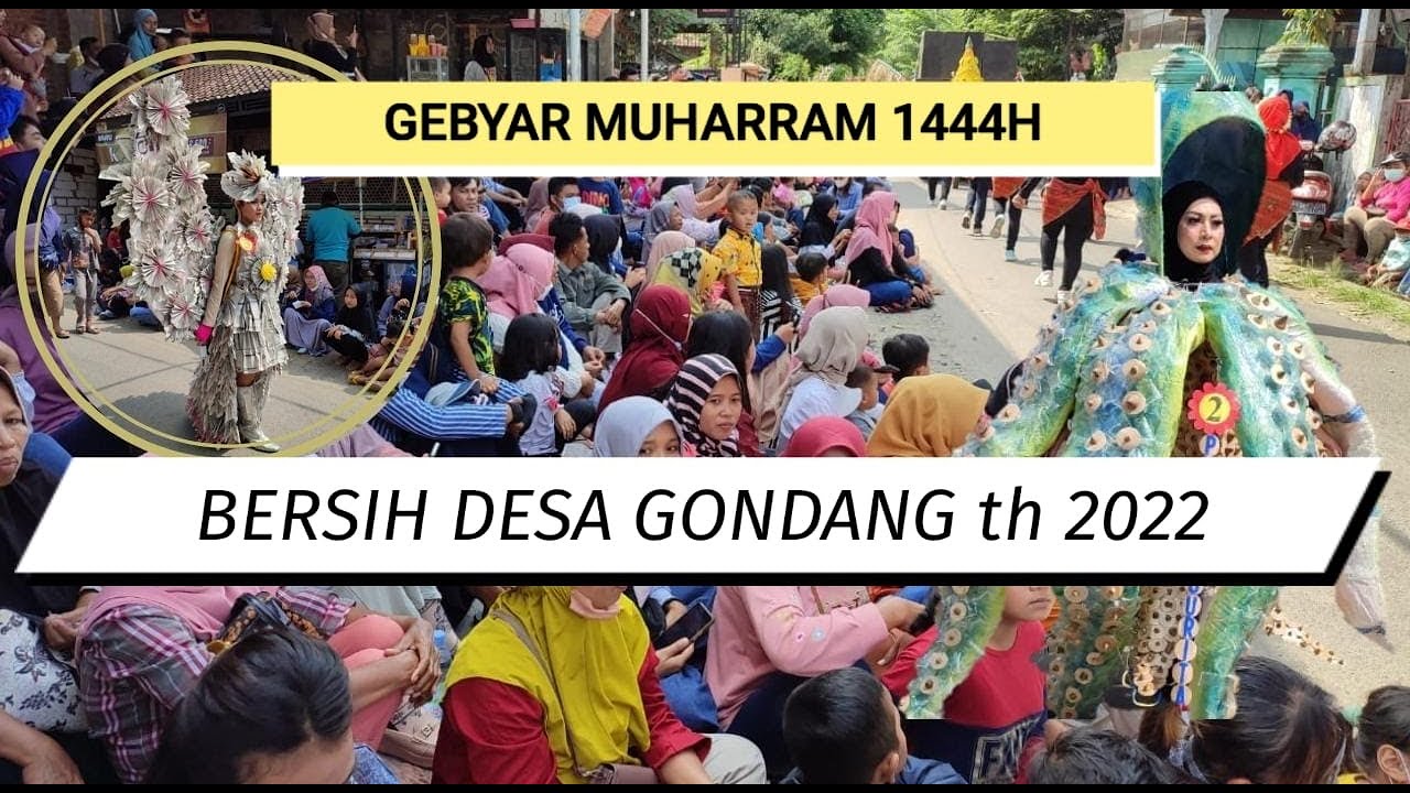 PAWAI KESENIAN 1000 MASKOT | GEBYAR MUHARRAM 1444H & BERSIH DESA GONDANG | ALFAT N FAMILY