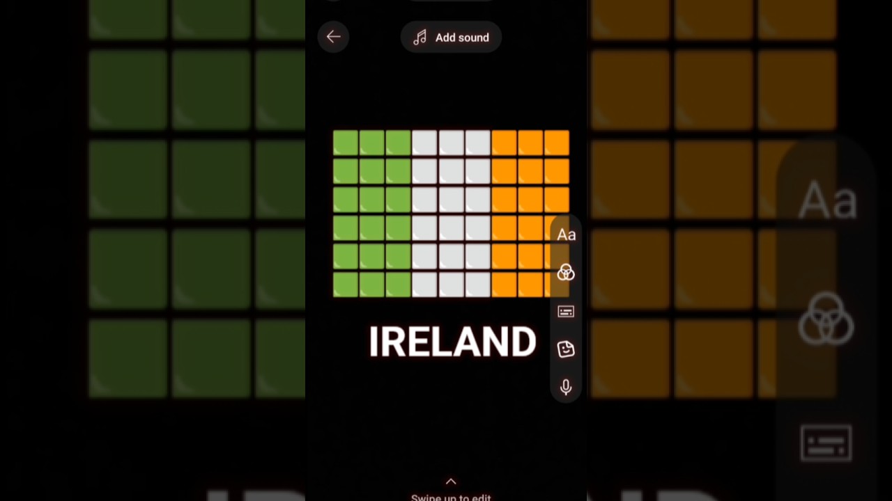 Ireland flag box version. 