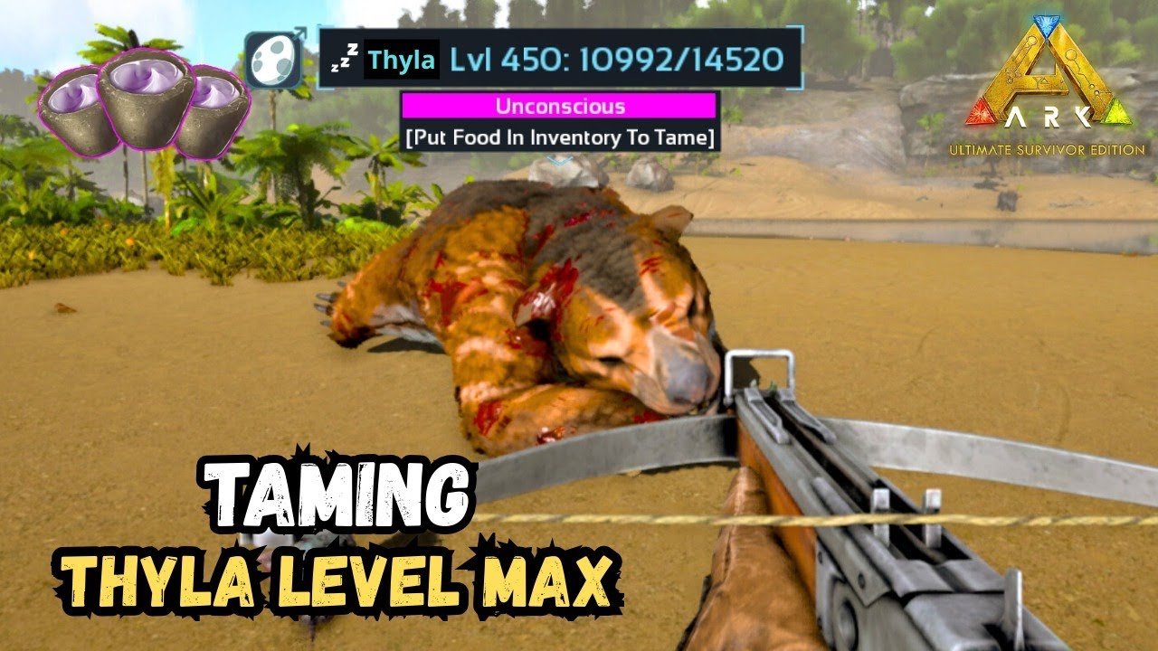 Укрощение тилаколея максимального уровня! ARK: Ultimate Mobile Edition 2025