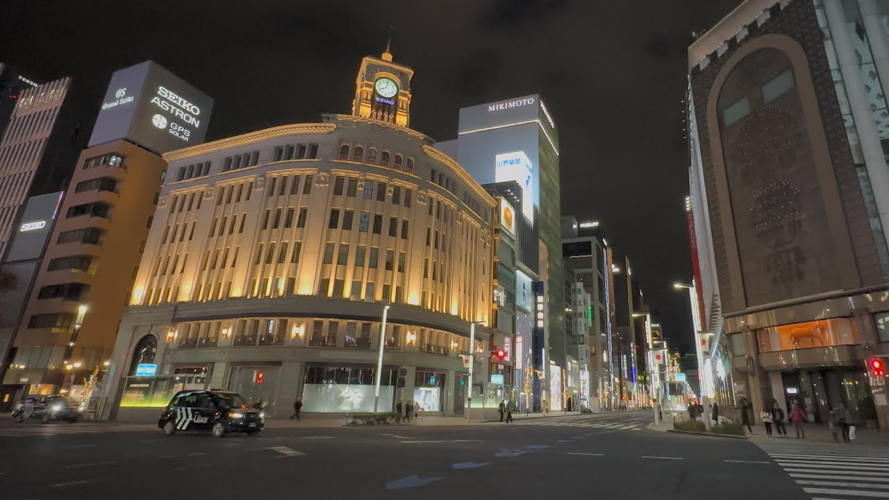 [4K/UHD] New Year's Day 2026 Tokyo Ginza 1 Jan 2026 (Ginza Crossing) [Japan Travel Guide]