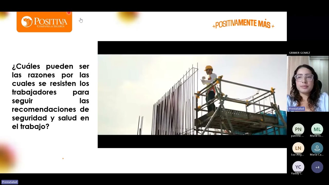 Webinar Construcción de una Cultura de Seguridad - 29 de nov