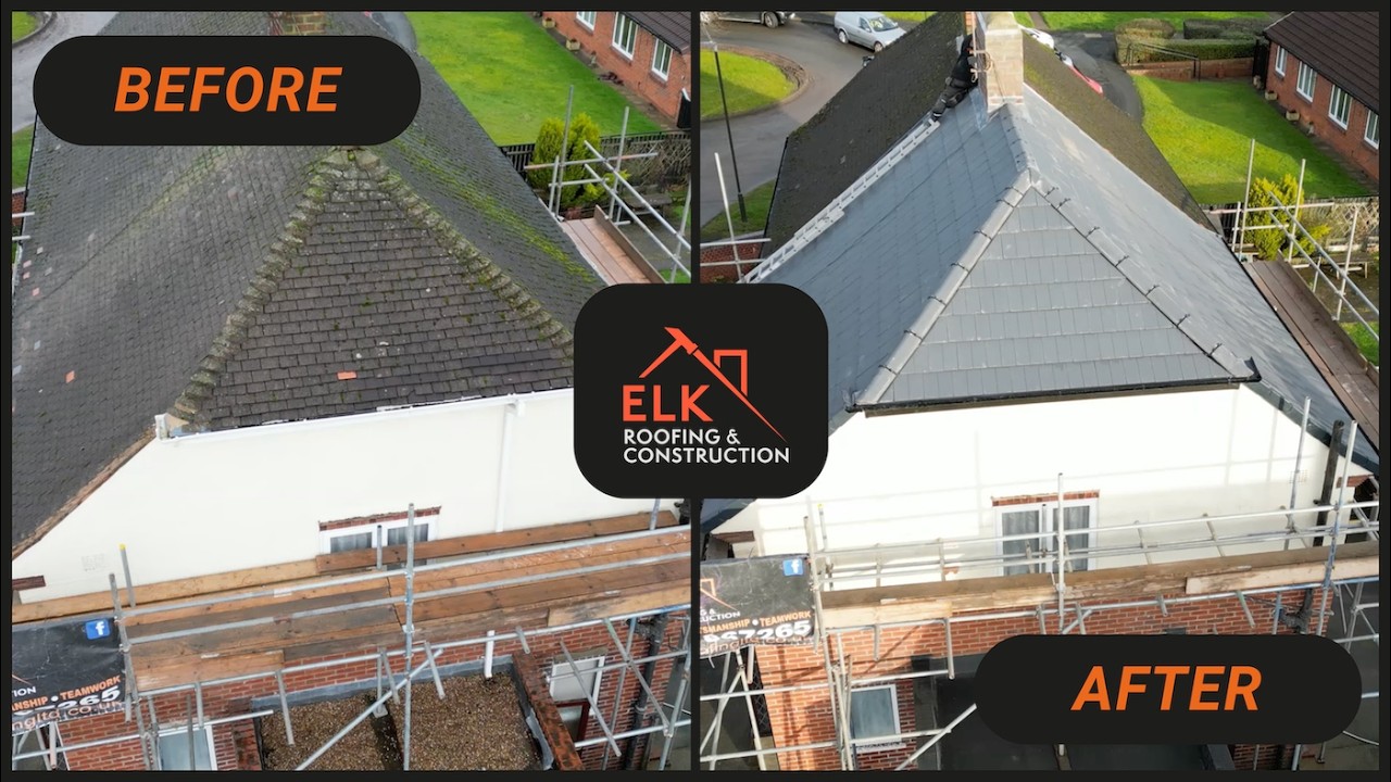 Roof replacement in Heage