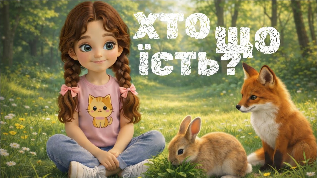Хто що їсть? 🐰🐺🐻 Травоїдні, хижаки та всеїдні | Цікава біологія для дітей | Академія Чомусіків