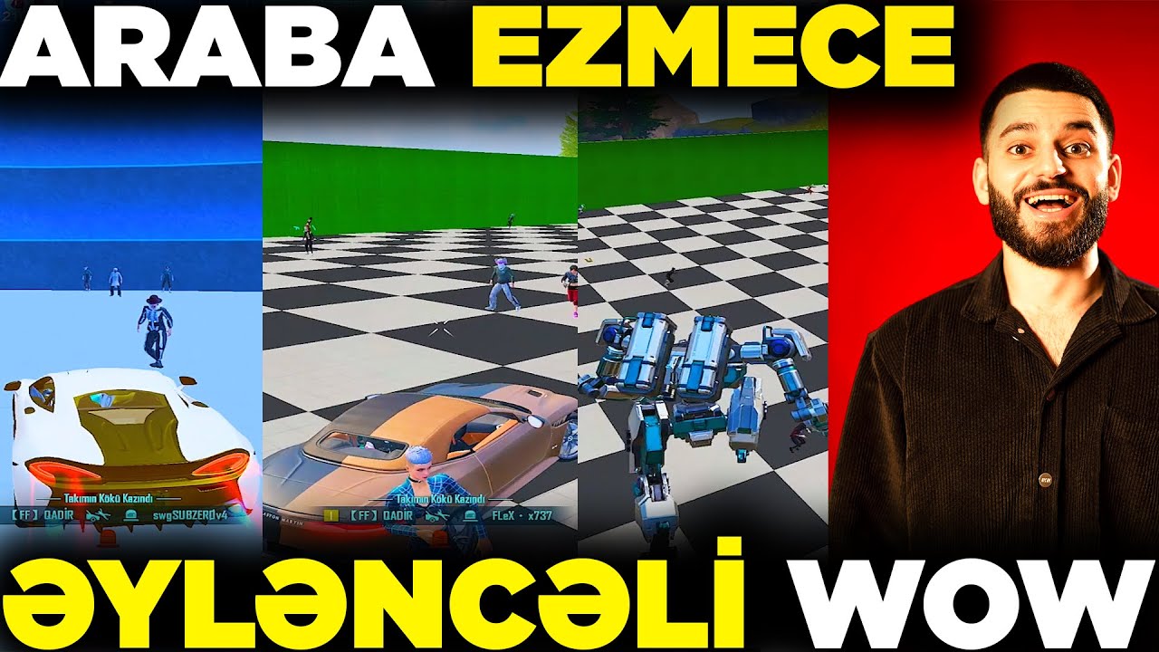 ƏYLƏNCƏLİ WOW XƏRİTƏLƏRİ OYNADIQ 😍!! GÜLMƏKDƏN ÖLDÜK 😂!! PUBG MOBİLE ...