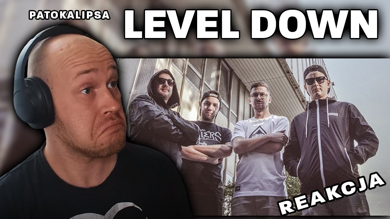 Metal słucha rapu - PATOKALIPSA - LEVEL DOWN⬇️Reakcja