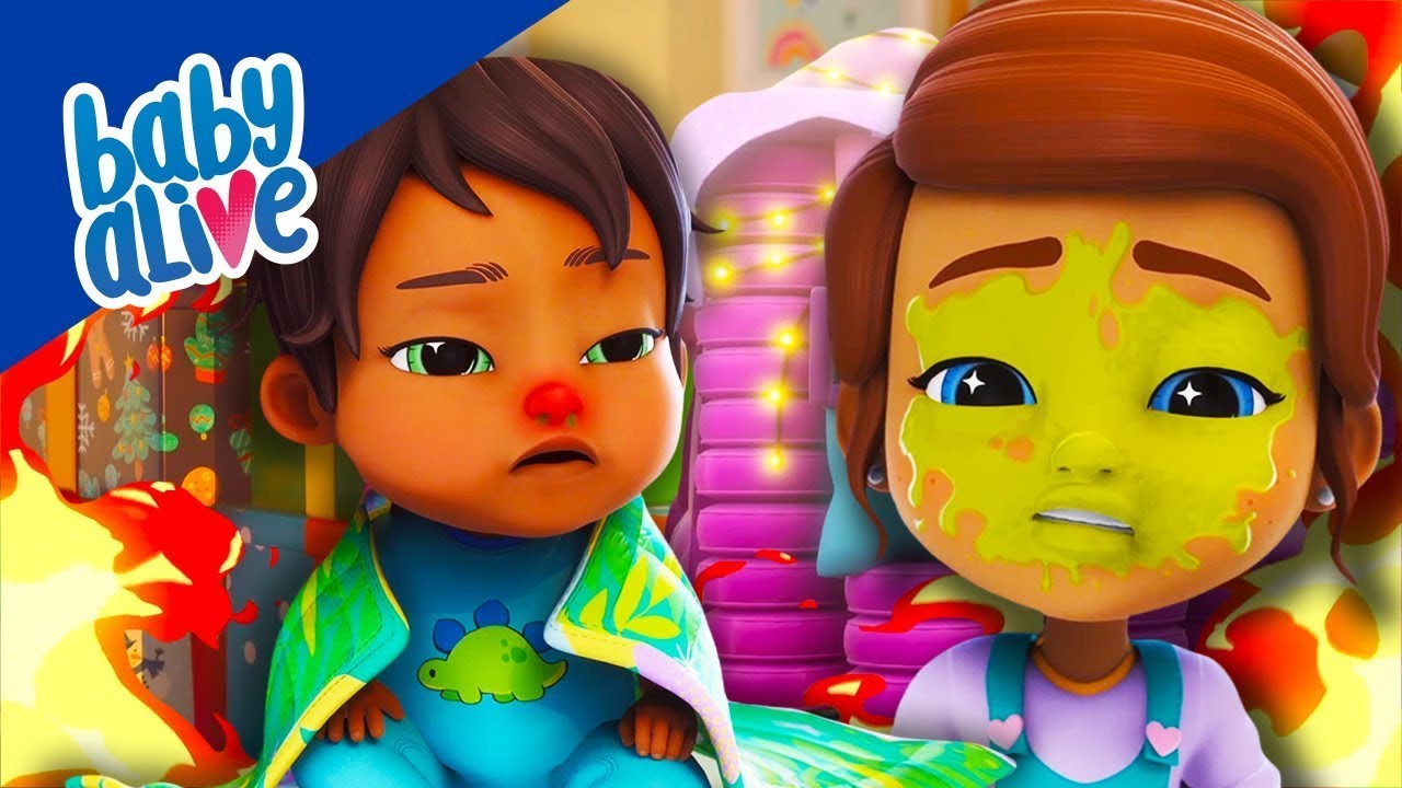 Baby Alive en Español 💦 ¡Las Muñecas Enferman En Vísperas De Navidad! 💫 Videos Infantiles 💕
