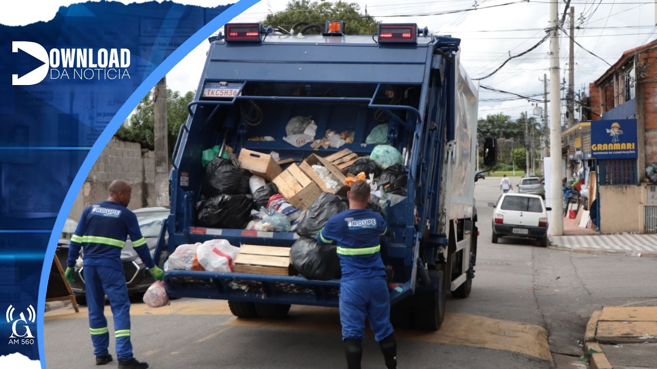 SUZANO: NOVA EMPRESA RETIRA 650 TONELADAS DE LIXO NO PRIMEIRO DIA DE OPERAÇÃO NA CIDADE