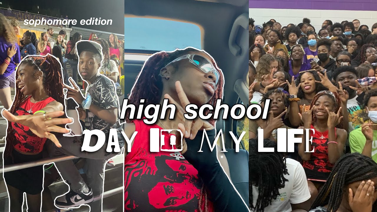HIGH SCHOOL DAY IN MY LIFE + PEP RALLY | GRWM + VLOG