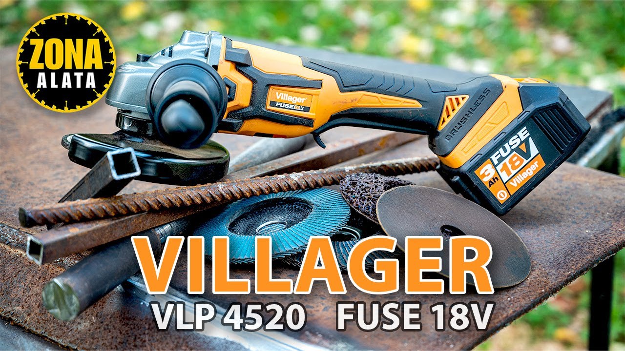 Villager Fuse VLP 4520 Ugaona Brusilica Sa Brushless Motorom -  TEST 4K