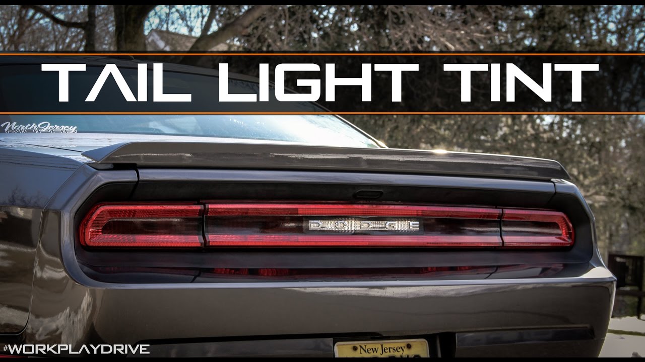 Luxe Auto Concepts 2008 - 2014 Dodge Challenger Tail Light Tint kit Install