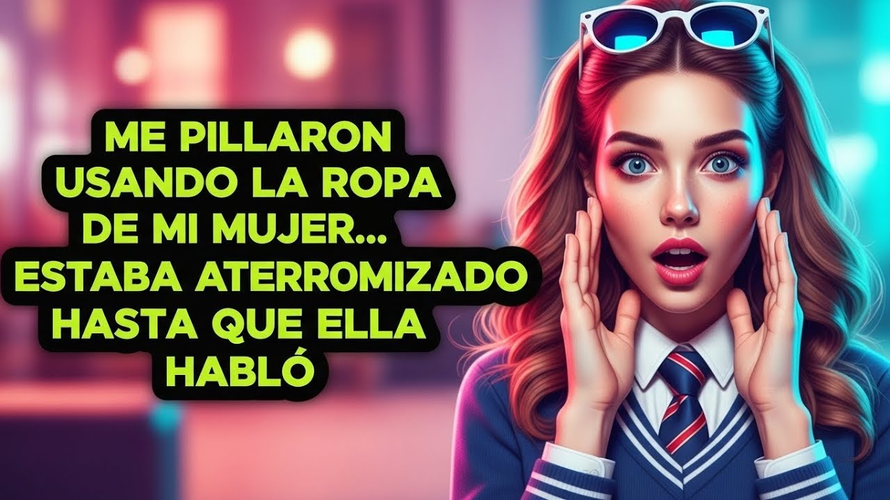 Me pillaron usando la ropa de mi mujer… Estaba aterrorizado hasta que ella habló