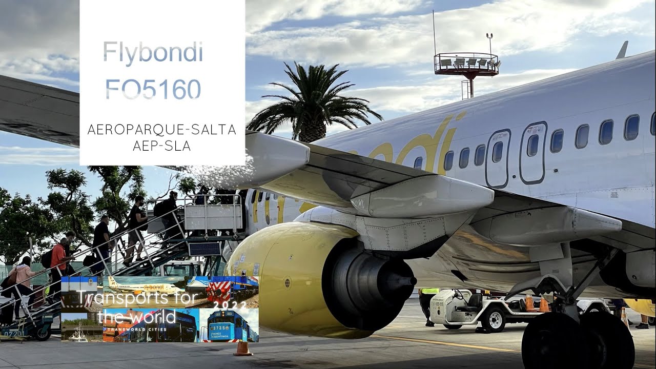 Flight report- FLYBONDI BOEING 737 LV-HFR- AEP SLA-