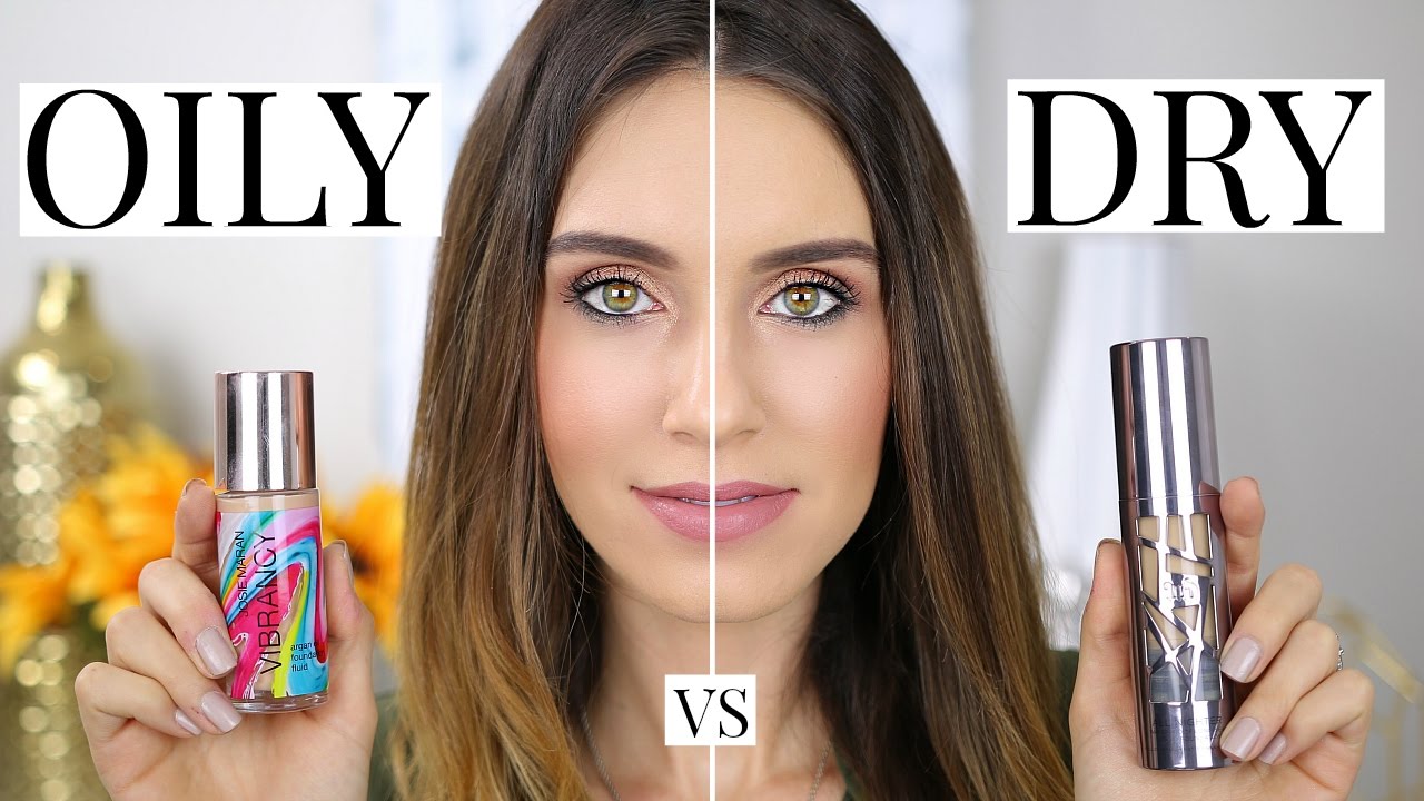 BEST FOUNDATIONS FOR OILY AND DRY SKIN | Demo Review and Comparison | Shea Whitney