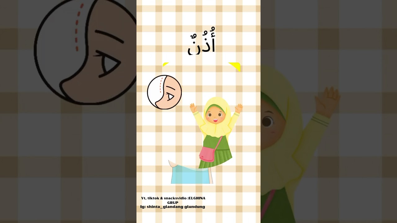 Lagu anak TK dan PAUD | mengenal anggota tubuh dalam bahasa arab