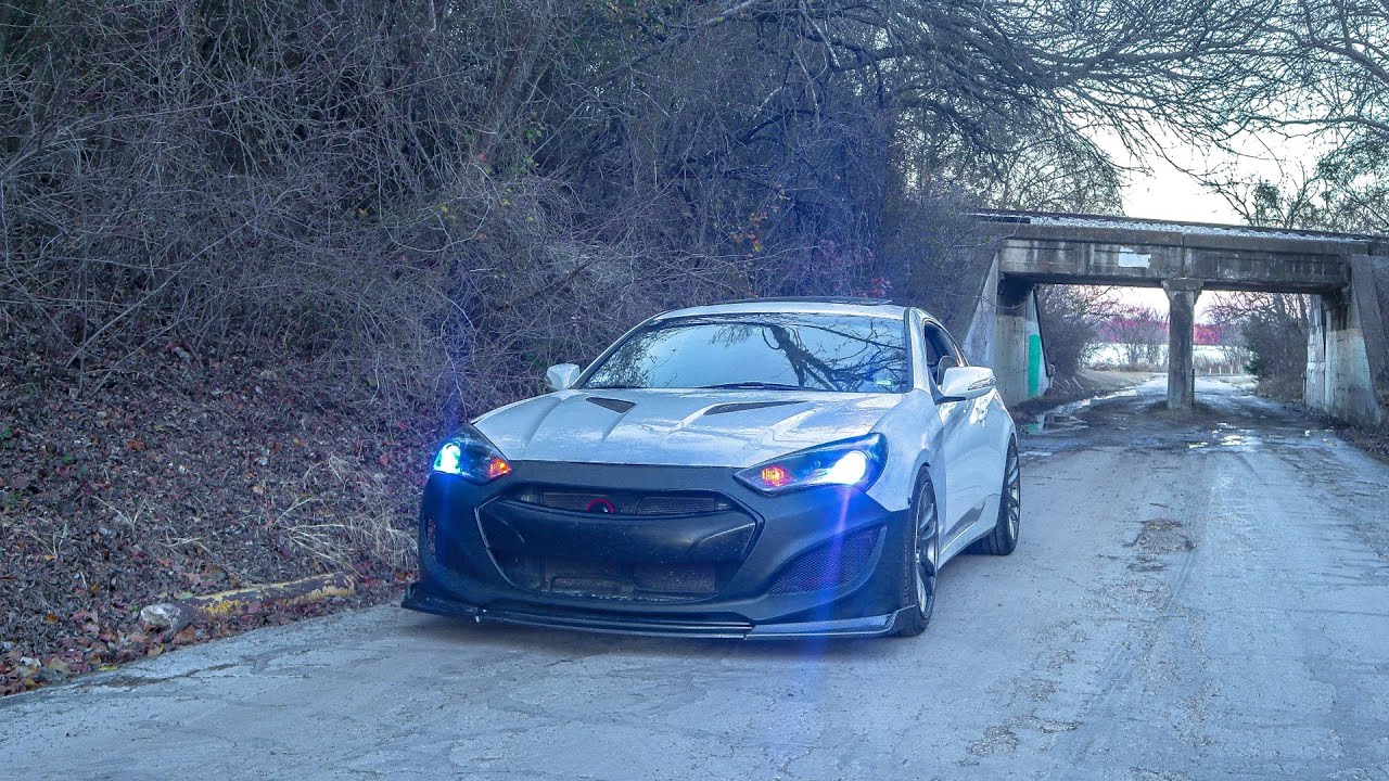 Genesis Coupe gets an INSANE Headlight Upgrade