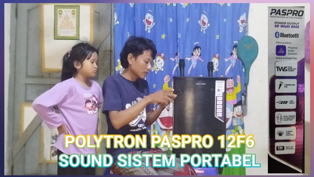 POLYTRON PASPRO 12F6 ‼️ [ Sound Sistem Portabel]