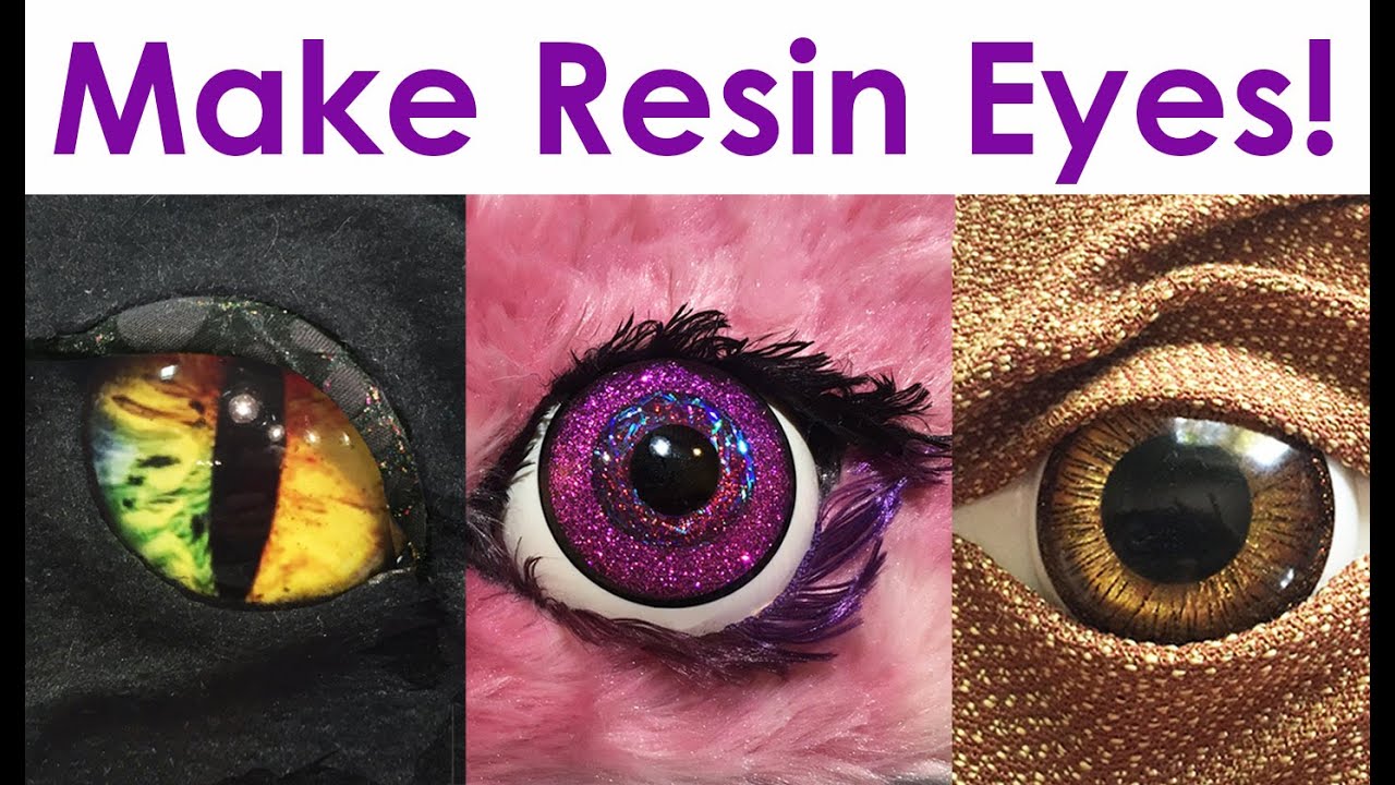 How-To Make Realistic + Fantasy Resin Eyes for jewelry, costumes, toys, decor
