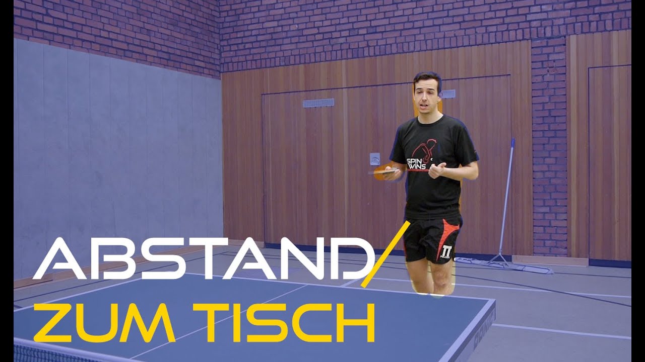 Tischtennis - Der richtige Abstand zum Tisch | Tischtennis Helden