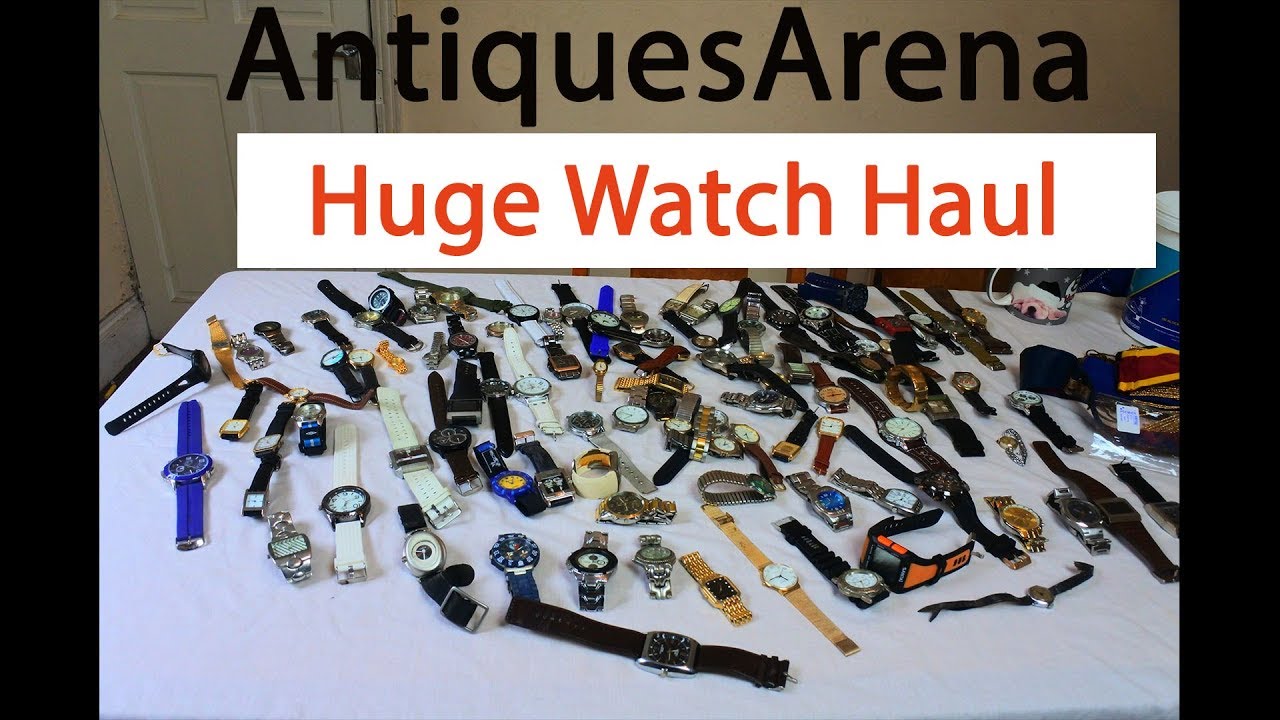 Look At Massive Watch Haul , Stock Buying Watches for Resale on Car Boot Sale