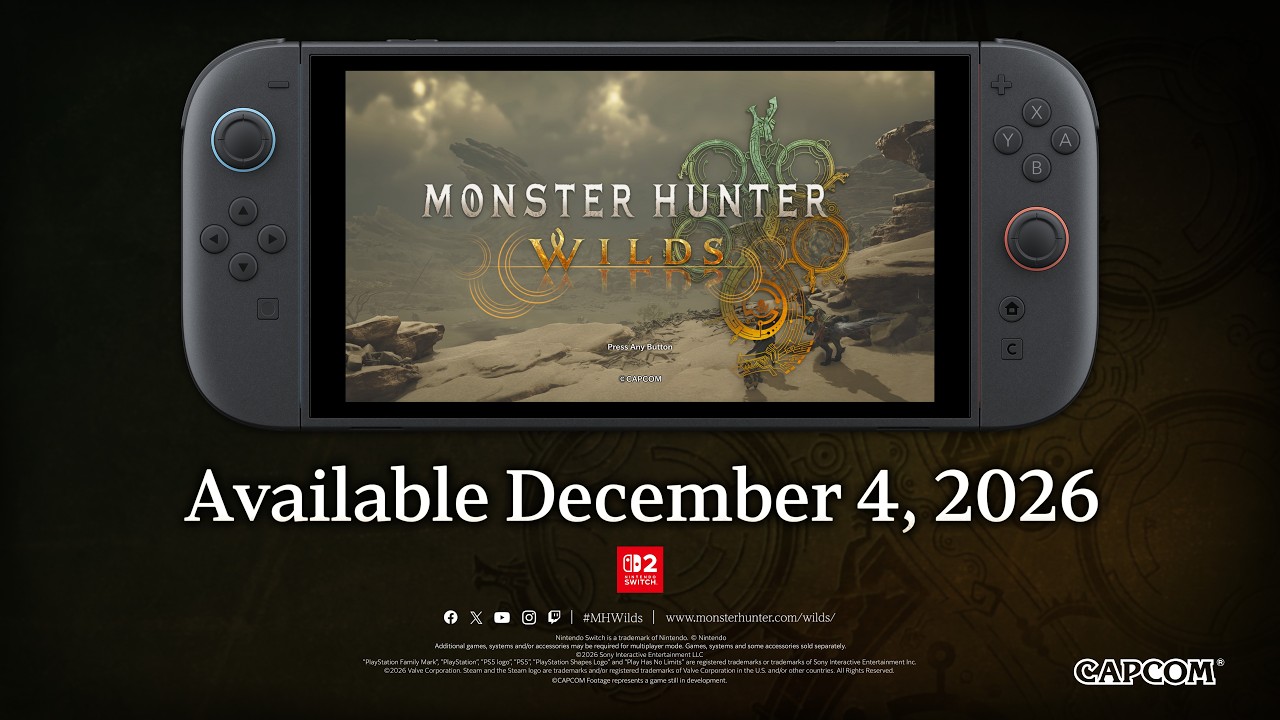 Monster Hunter Wilds &mdash; Официальный трейлер Nintendo Switch 2