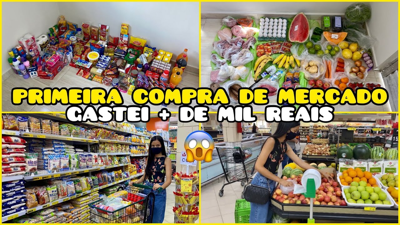 FIZ UMA COMPRA GIGANTE PARA A CASA NOVA / GASTEI MAIS DE R$ 1.000! 😱