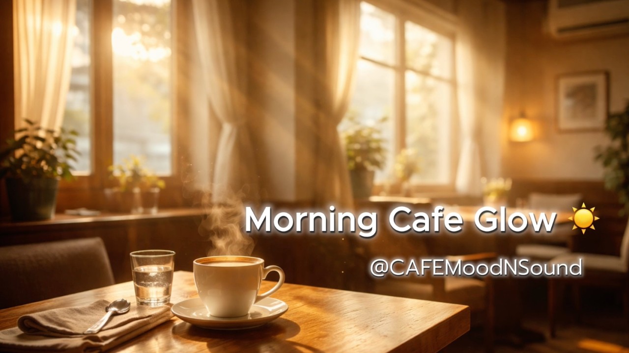 Morning Cafe Glow ☀️ Soft Cafe for Work & Study 2026 (1 Hour Relaxing Music)