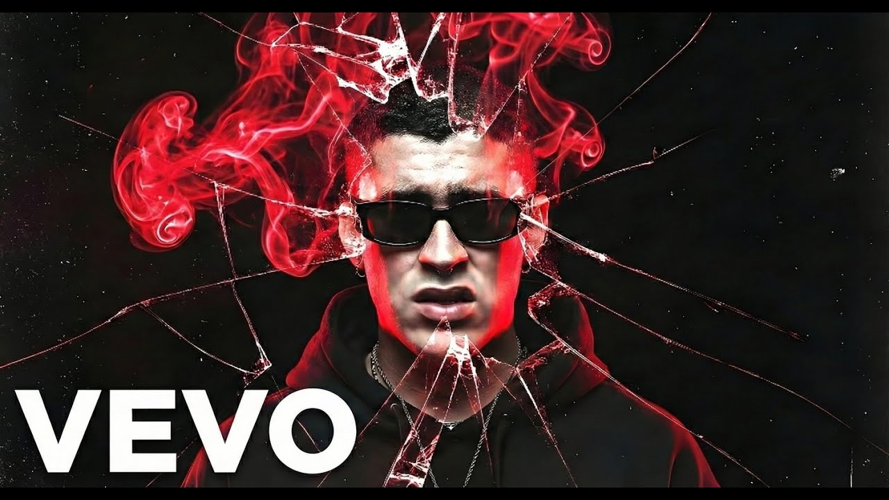 Bad Bunny - Broken Nights, Lonely Days(Official Lyrics Video)