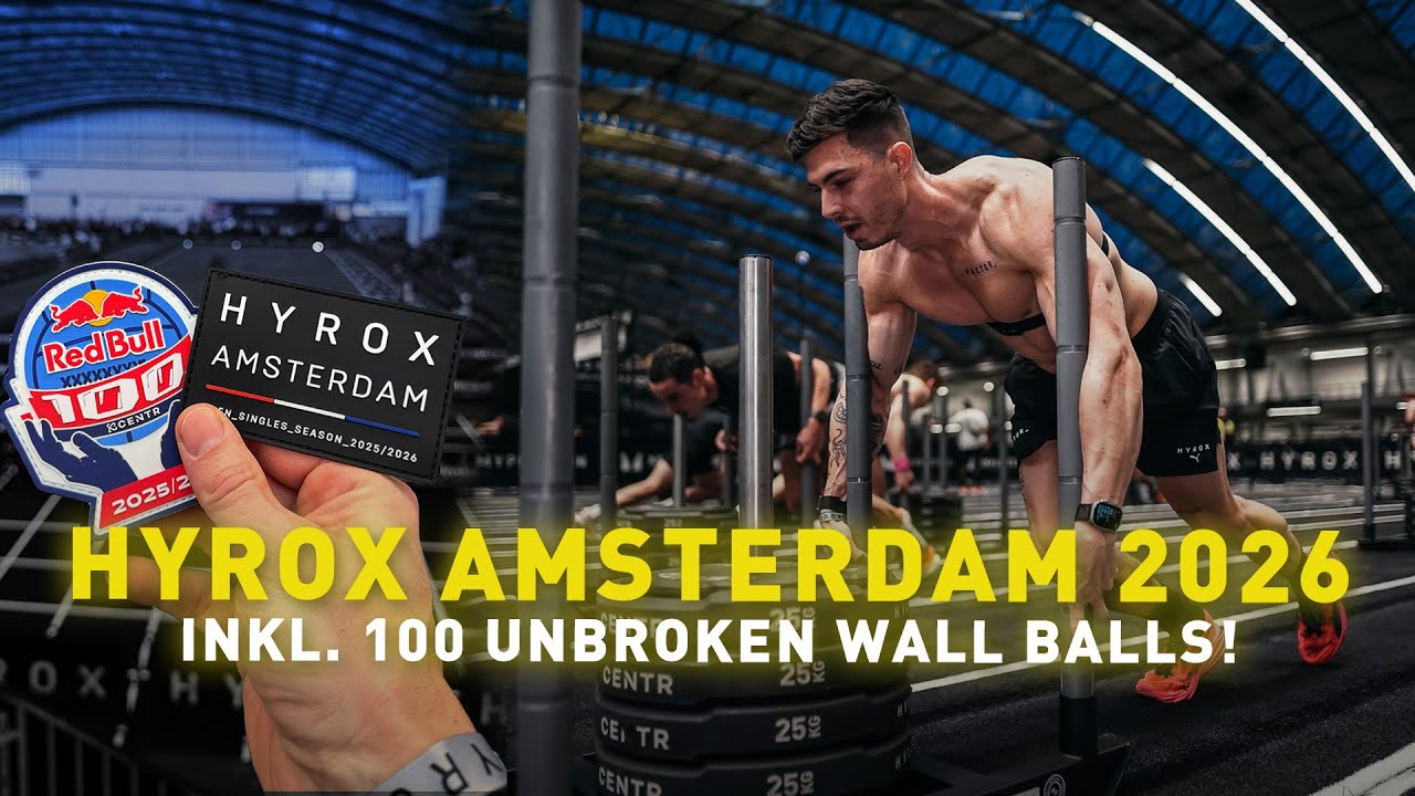 HYROX Amsterdam 2026 - Race Vlog von meinen spontanen 24h Trip zum Rennen