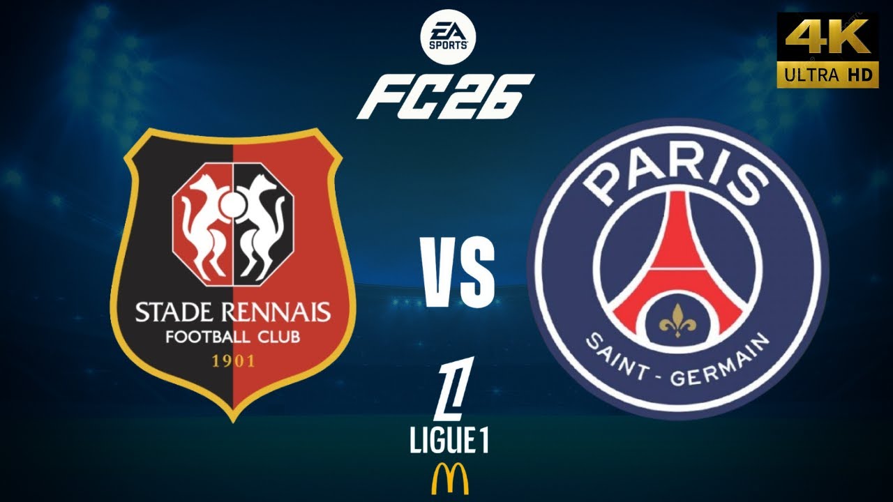 FC 26 - Stade Rennais vs PSG - Ligue 1 25/26 Full Match - PC [4K60]