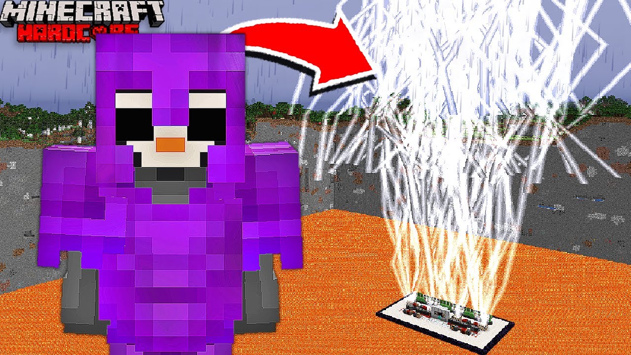 I Built a WEATHER MACHINE in Minecraft Hardcore