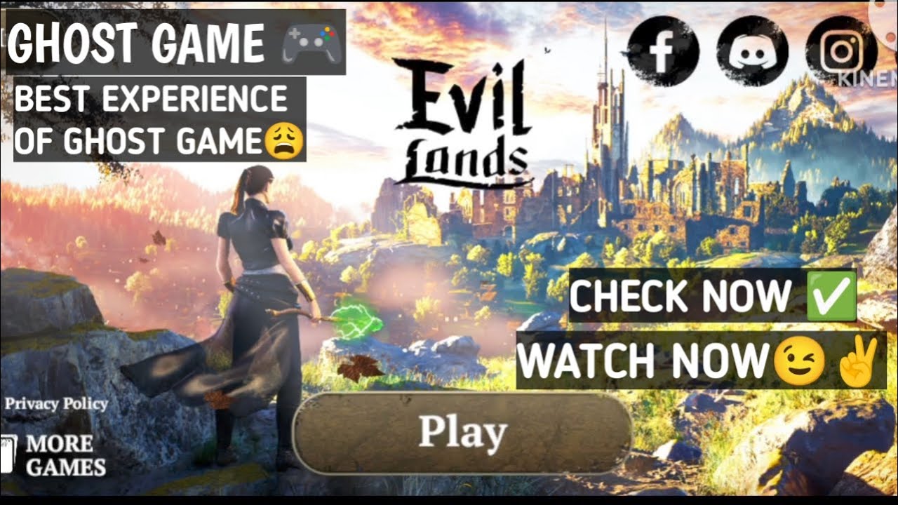 Evil Lands Game🤯😬(Ghost Game)