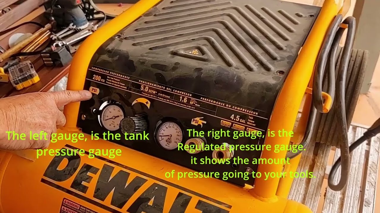 Dewalt Compressor losing pressure