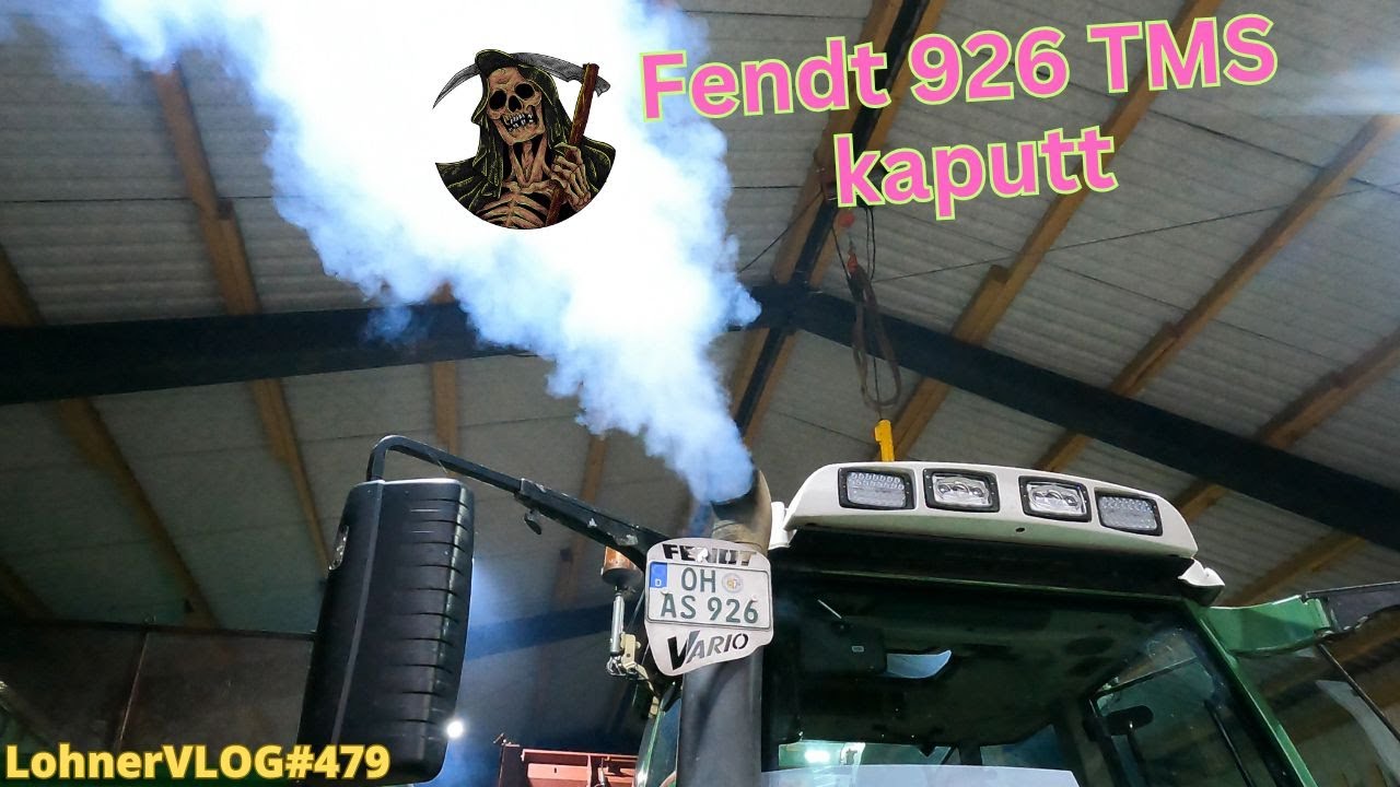 LohnerVLOG#479 Fendt 926 TMS kaputt I Lenkachse am Strautmann Ladewagen rep. I AgrarLED Scheinwerfer