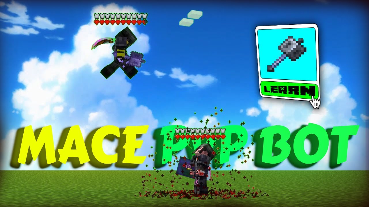 How To Learn Mace PvP | Minecraft Mace pvp bot