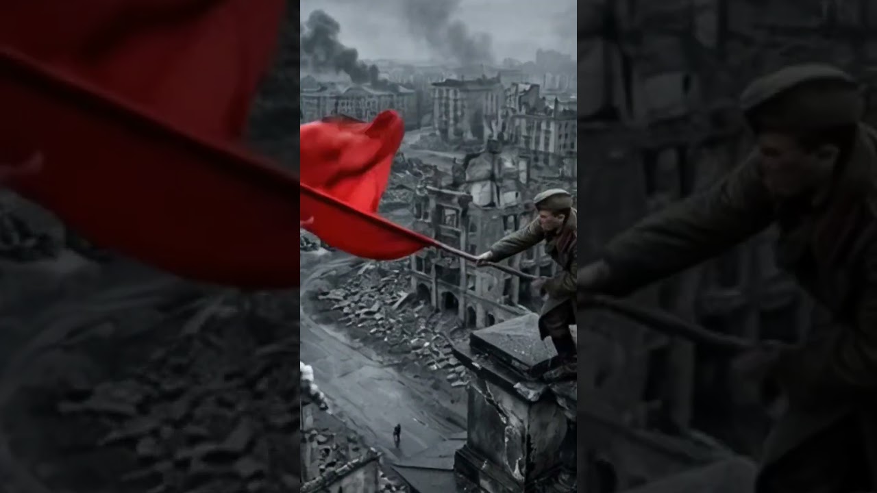 Victory Banner: Raising the Flag over Berlin 🚩