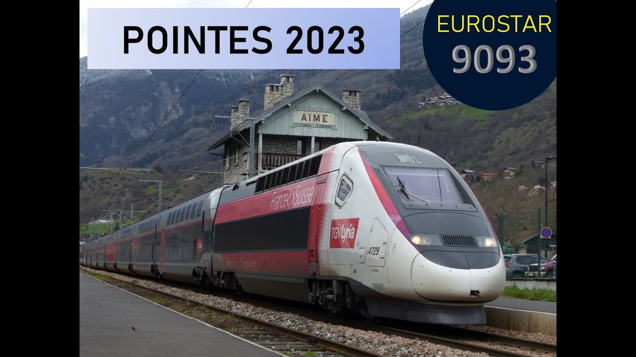 POINTES HIVERNALES 2023 Deuxième partie - Trains en Tarentaise