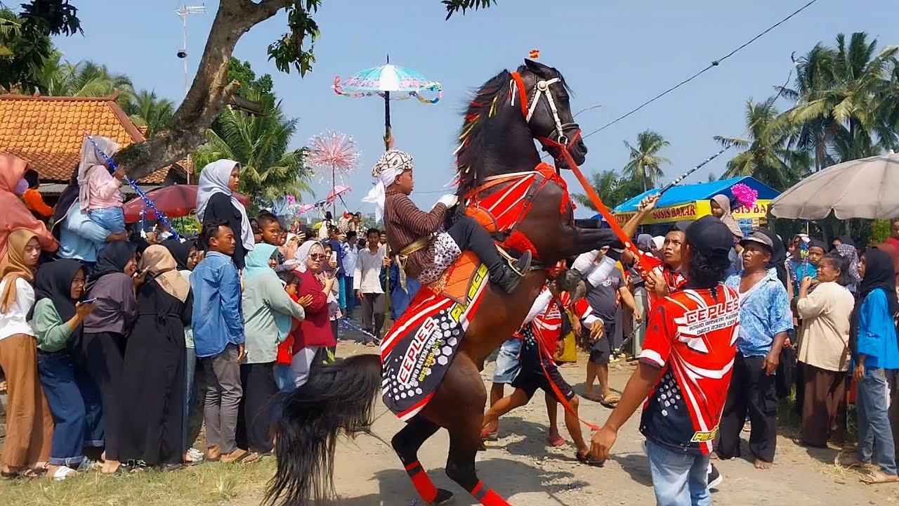 Kirab Kuda Jingkrak Desa Bendungan Grabag Purworejo