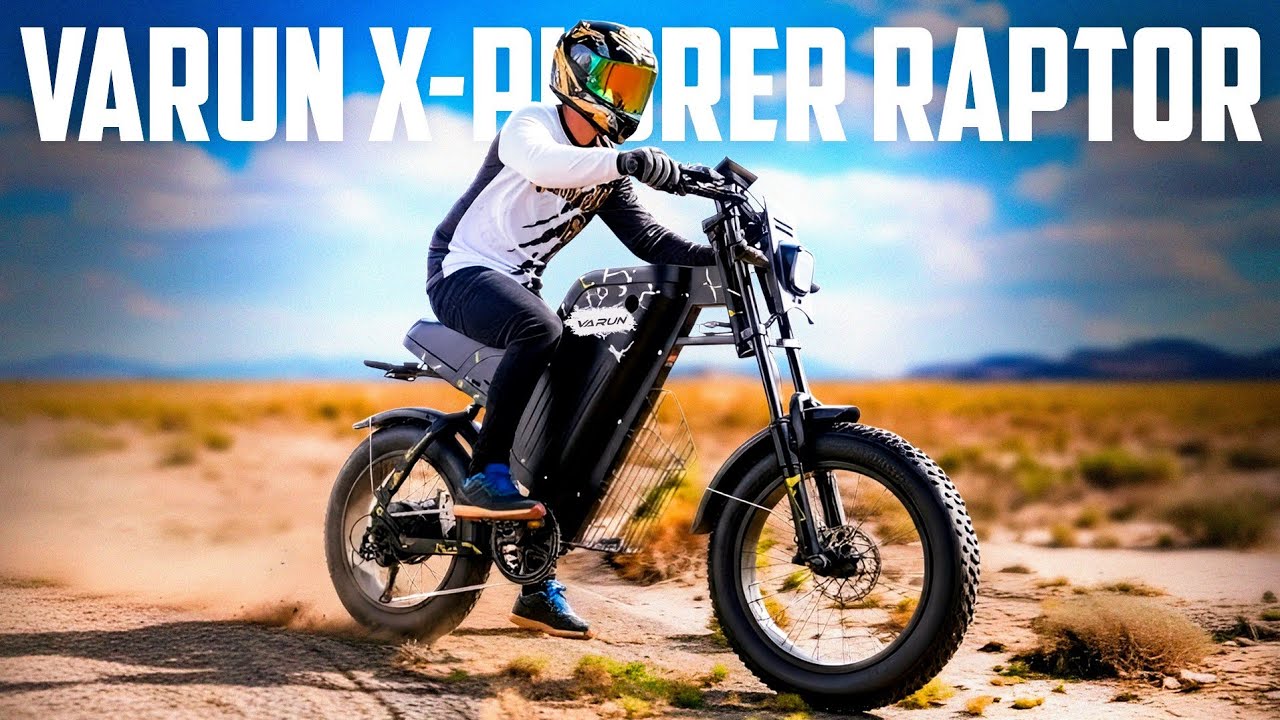 👑 a Bike estilo Moto RAÍNHA do Asfalto e OFF-ROAD! VARUN X-PLORER RAPTOR 