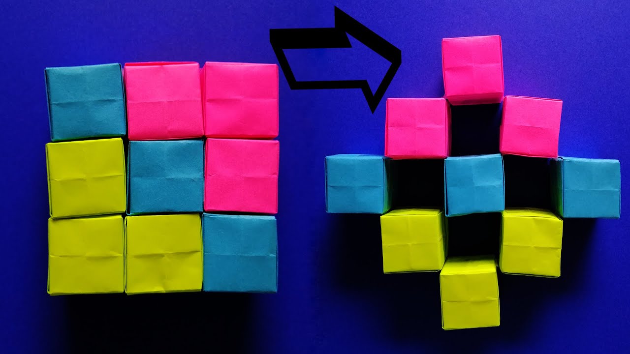 DIY ✂️ Papier Transformer falten 👀😃 Basteln 😉 Papierspielzeug 📃 basteln mit Kindern 👪​​