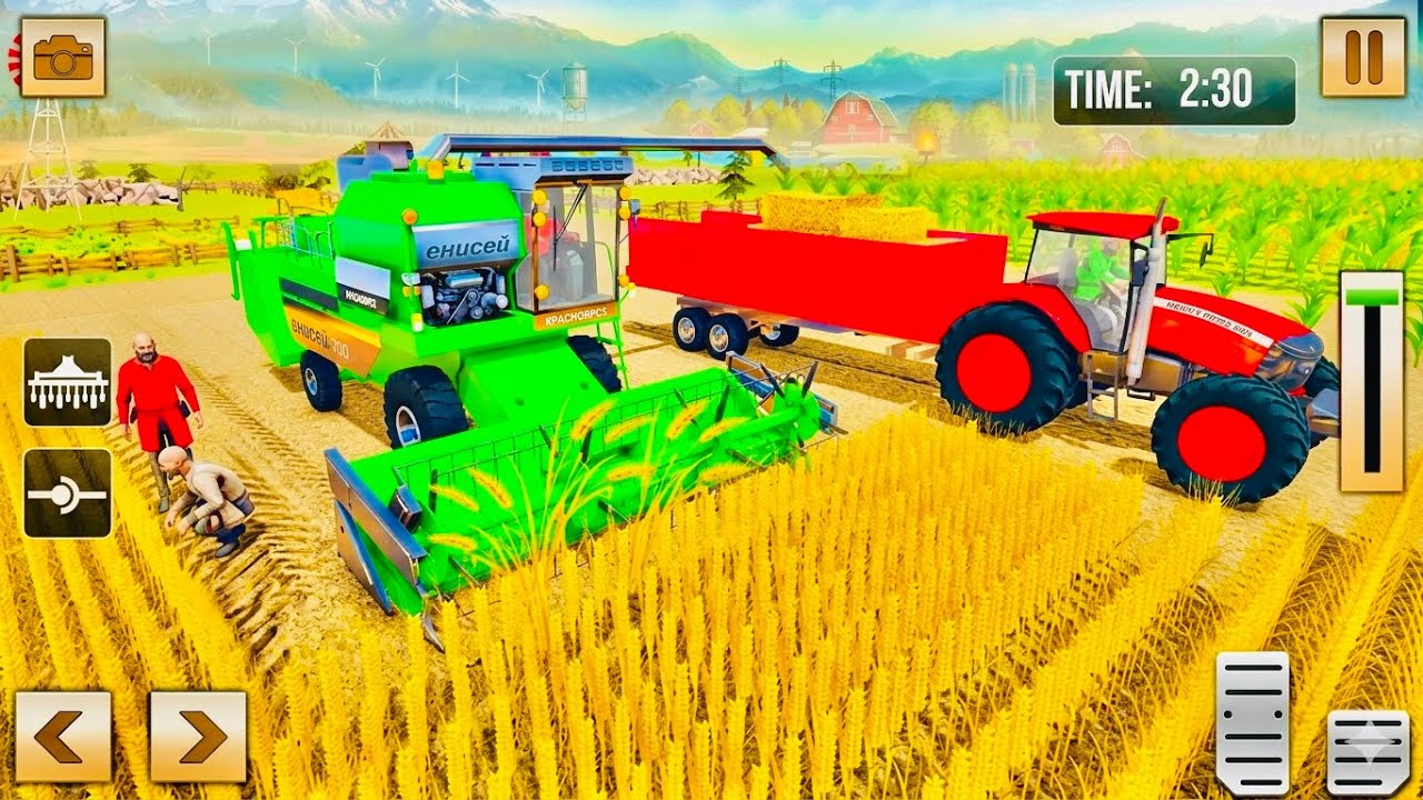 Modern Tractor Farming Driving Simulator 3D-New Tractor Game 2026 Android Gameplay 
