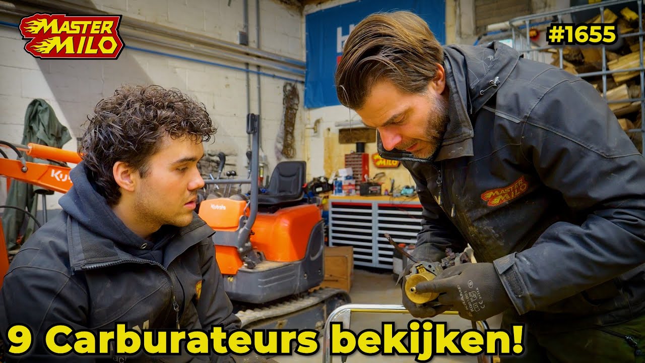 Carburateurs van de Churchill motor bekijken! #1655