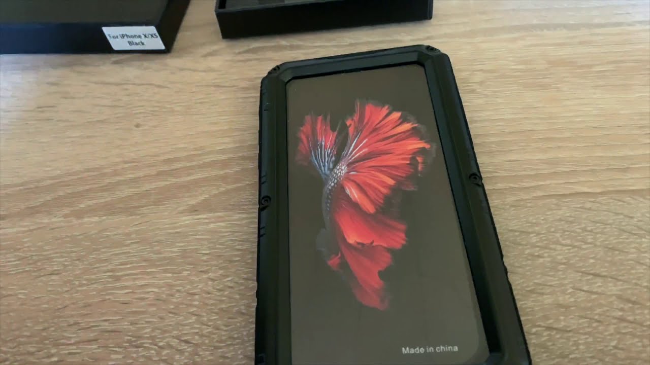 Iphone XS Beesy case IP68 test ten minutes under water (FAIL)