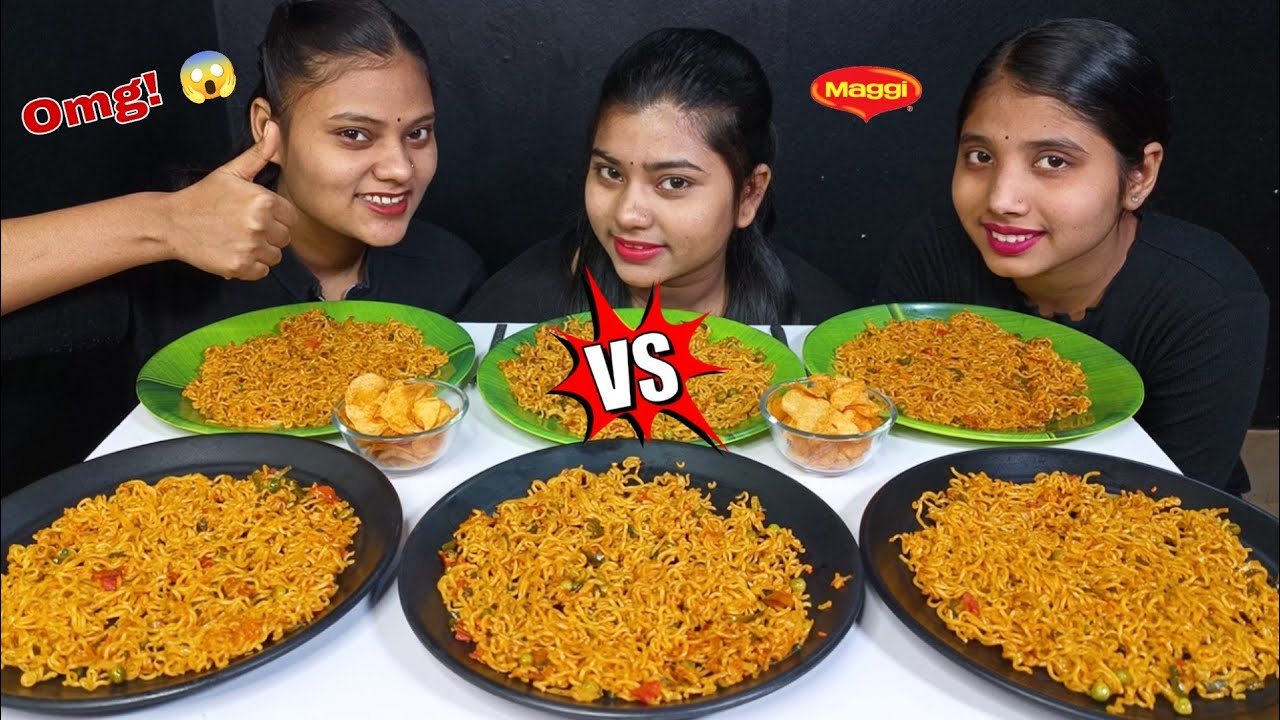 Indian Masala Maggi Noodles Eating Challenge | स्पाइसी मैगी चैलेंज | Asmr Lays chips |Food Challenge
