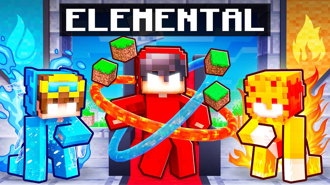Turning my Friends ELEMENTAL in Minecraft!